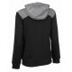 8. Bluza Select Oxford Zip Hoodie Women czarno/ szara