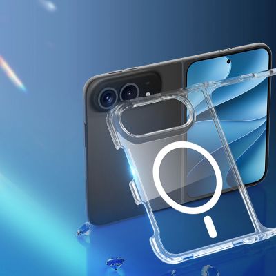 10. Etui Dux Ducis Clin Mag na iPhone Duo kompatybilne z MagSafe - przezroczyste