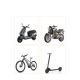 10. Uchwyt Joyroom JR-ZS431 na telefon na rower motocykl hulajnogę - czarny