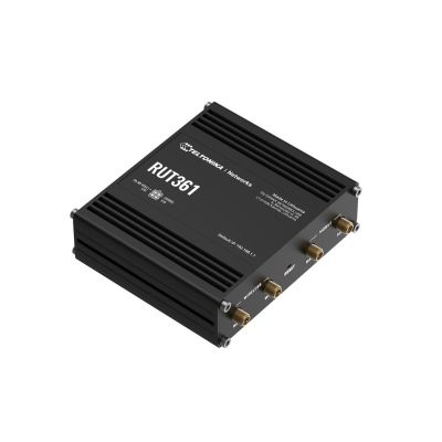 4. Teltonika Przemysłowy router 4G LTE RUT361 Cat 6 LTE, WiFi 4, 2x RJ45 100Mb/s, IP30