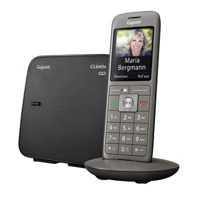 3. Telefon Gigaset CL660A w systemie DECT Antracyt, Czarny