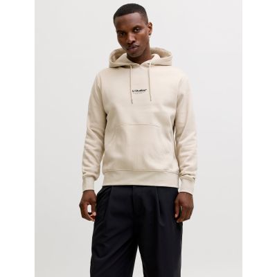 Jack&Jones męska bluza z kapturem JJESCHO SWEAT HOOD NOOS 12278789 MOONBEAM