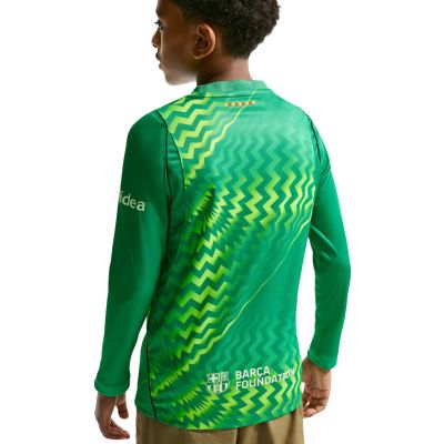 2. Koszulka dla dzieci Nike FC Barcelona Stadium Goalkeeper 2026/27 zielona II3610 324
