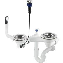 Syfon do zlewozmywaka granitowego 1.5- i 2-komorowego - Space-Saver ZXY 9973