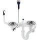 Syfon do zlewozmywaka granitowego 1.5- i 2-komorowego - Space-Saver ZXY 9973