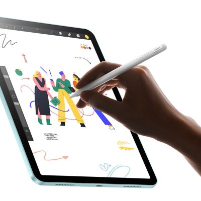 10. Rysik aktywny Baseus Smooth Writing 3 ładowany przewodowo stylus (wersja z wykrywaniem kąta pisania) do iPada - biały