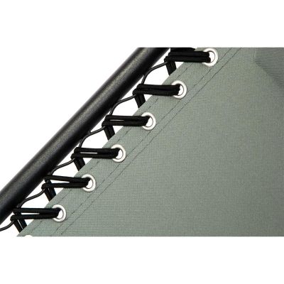 11. LEŻAK OGRODOWY SKŁADANY WIELOFUNKCYJNY Z ZAGŁÓWKIEM  BLISS SZARY