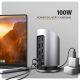 7. Axagon HMC-WL9 stacja dokująca Przewodowa USB 3.2 Gen 2 (3.1 Gen 2) Type-C Szary