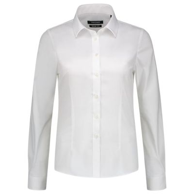 2. Koszula Malfini Fitted Stretch Blouse W MLI-T24T0 biały