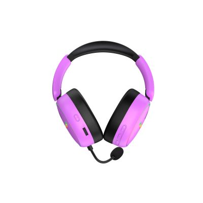6. HATOR Phoenix 2 Wireless Zestaw słuchawkowy Przewodowy i Bezprzewodowy Opaska na głowę Gaming USB Type-C / USB Type-A Bluetooth Fioletowy