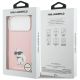 8. Etui Karl Lagerfeld IML Aquarelle Choupette & Logo MagSafe na iPhone 17 Pro - różowe