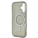7. Etui Guess IML Rhinestones MagSafe na iPhone 16 Plus - czarne