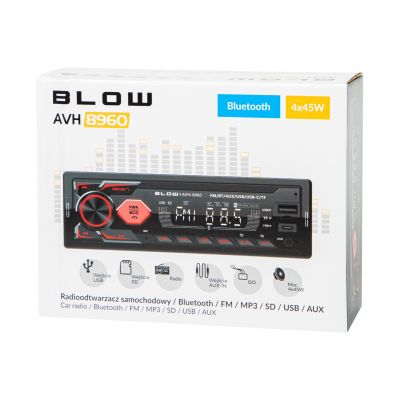 7. Radio BLOW AVH-8960 RDS MP3/USB/micro SD/BLUETOOTH + USB-C