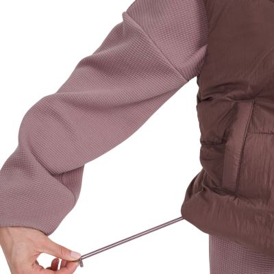 7. Kamizelka damska 4F F299 ciemny brązowy 4FWAW25TVJAF299 80S