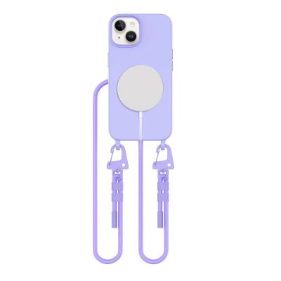Etui Tech-Protect MagNecklace MagSafe na iPhone 13 - lawendowe