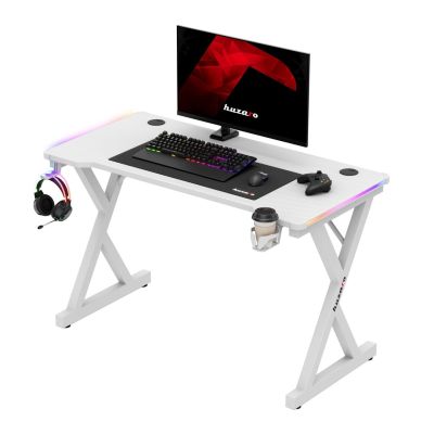 4. Biurko Huzaro Hero 2.3 RGB White