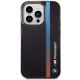 3. Etui BMW IML Tricolor Stripe na iPhone 14 Pro - czarne