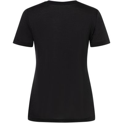 2. Koszulka z krótkim rękawem damska SUPER.NATURAL W BERGGLÜCK TEE czarna