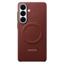 Etui Samsung Carbon Magnet Case do Samsung Galaxy S26+ kompatybilne z MagSafe - czerwone