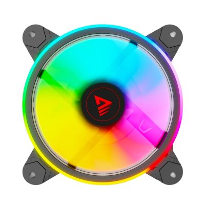 9. SAVIO ZESTAW 4 WENTYLATORÓW ARGB 120 MM WRAZ Z KONTROLEREM ORAZ PILOTEM FAN-01