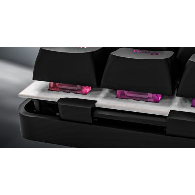 8. HATOR Rockfall 3 TKL Wireless klawiatura Uniwersalne USB + RF Wireless + Bluetooth QWERTY Angielski Biały