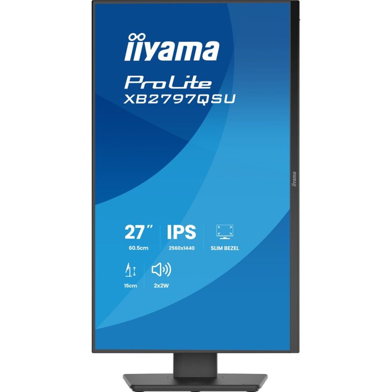 4. iiyama ProLite XB2797QSU-B1 monitor komputerowy 68,6 cm (27") 2560 x 1440 px Quad HD LED Czarny