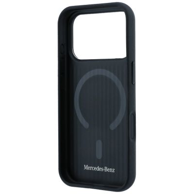 7. Etui Mercedes Leather with Ring Stand MagSafe do iPhone 18 Pro Max / 17 Pro Max / 17 Pro Max - czarne