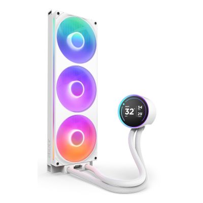 5. NZXT Kraken Elite 420 RGB Procesor Chłodnica cieczy all-in-one 14 cm Biały 1 szt.