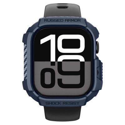 6. Etui Spigen Rugged Armor na Apple Watch 42 mm - granatowe