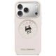 3. Etui Karl Lagerfeld Point & Choupette Sketch MagSafe na iPhone 17 Pro Max - różowe