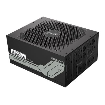 7. GIGABYTE UD1600PM PG5 AI TOP moduł zasilaczy 1600 W 20+4 pin ATX ATX Czarny