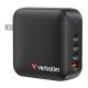 2. ładowarka Verbatim Mini GaN 165W 3xUSB-C 1xUSB-A US/EU/UK