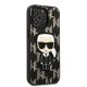 4. Etui Karl Lagerfeld Monogram Ikonik Patch na iPhone 13 Pro / iPhone 13 - czarne