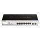 D-Link DGS-1210-08P Zarządzany L2 Gigabit Ethernet (10/100/1000) Obsługa PoE Czarny