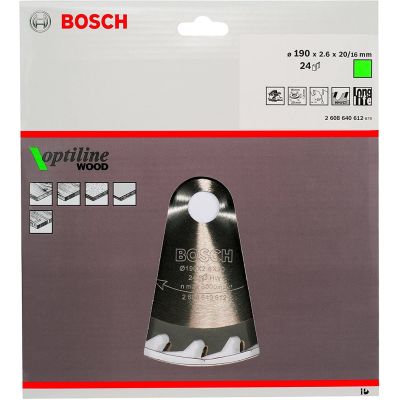 2. Bosch ?2608640612 ostrze do piły tarczowej 19 cm 1 szt.