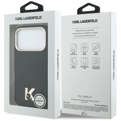 8. Etui Karl Lagerfeld Karl Head Logo MagSafe do iPhone 17 Pro - czarne