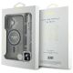 7. Etui Guess IML Glitter With Pearl Strap MagSafe na iPhone 16 - czarne