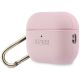 3. Etui Guess Grained Classic Logo na AirPods Pro 3 - różowe