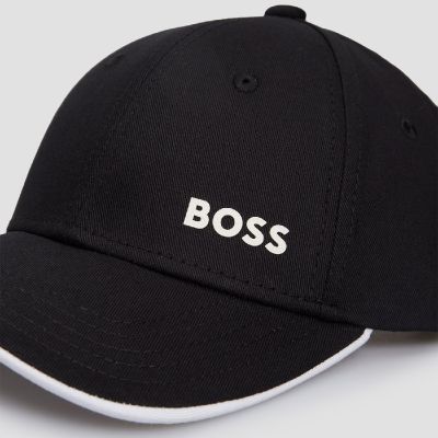 3. Czapka z daszkiem bejsbolówka Hugo Boss Bold-Curved Baseball Cap Czarna - 50505834-002