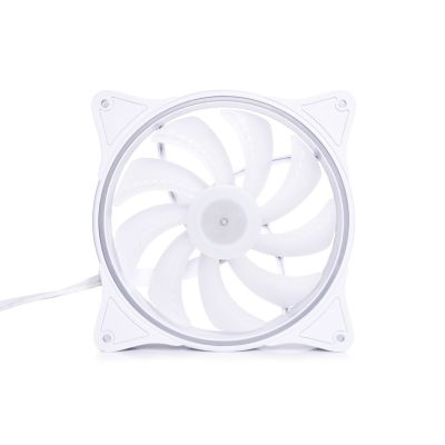 7. Alphacool 24851 system chłodzenia komputerów Obudowa komputera Wentylator 14 cm Biały 1 szt.