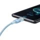 7. Kabel Baseus Explorer 100W USB-C - USB-C z inteligentnym czujnikiem temperatury 1m - niebieski