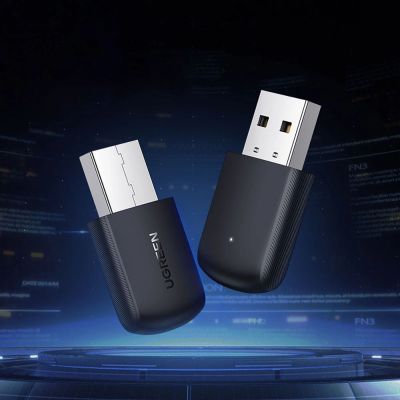5. Ugreen dwuzakresowy adapter zewnętrzna karta sieciowa USB - WiFi 11ac AC650 czarny (CM448)
