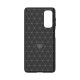 5. Elastyczne etui wzór karbon do Samsung Galaxy M54 Carbon Case - czarne