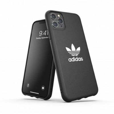 Etui Adidas OR Moulded Case Basic na iPhone 11 Pro Max - czarno-białe