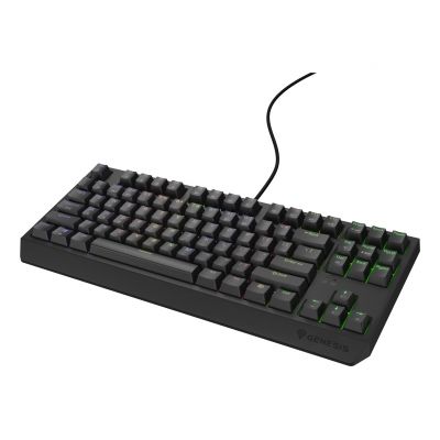 7. GENESIS Thor 230 TKL klawiatura Gaming USB QWERTY US English Czarny
