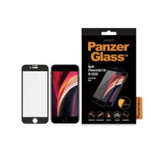 Szkło hartowane PanzerGlass E2E Super+ na iPhone 6 / 6s / 7 / 8 / SE 2020 / SE 2022 - z czarną ramką