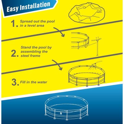 5. BASEN STELAŻOWY OWALNY 305X76CM ULTRA STRONG 12015V63
