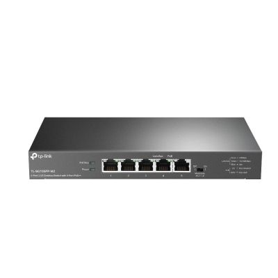 3. TP-Link TL-SG105PP-M2 łącza sieciowe Nie zarządzany Gigabit Ethernet (10/100/1000) Obsługa PoE Czarny
