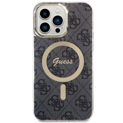 2. Etui Guess 4G MagSafe na iPhone 14 Pro Max - czarne