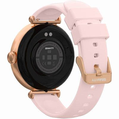 8. Smartwatch Gravity Różowe Złoto Różowy 2 Paski GT26-1